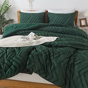 Tufted Bedding, Green Comforter Sets, Full Size Comforter Sets, Green Bedding Set, Full Size Comforter, Queen Size Comforter Sets, King Size Comforter Sets, Dark Emerald Green, Green Comforter