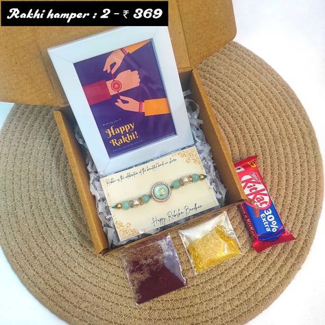 Rakhi hampers collection 😻 DM 9014901327 what's app to order ❤️ Rakhi Hampers, Rakhi Wishes, Mini Photo Frames, Happy Rakhi, Mini Photo, What's App, Chocolates, Photo Frame, Frame