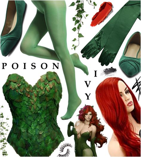 HALLOWEEN COSTUME: POISON IVY Outfit | ShopLook Diy Posion Ivy Costume Ideas, Posion Ivy Outfits, Posion Ivy Halloween Costumes Diy, Poison Ivy Accessories, Poison Ivy Costume Halloween, Diy Posion Ivy Costume, Poison Ivy Inspired Outfit, Poison Ivy Costume Ideas, Poison Ivy Outfit