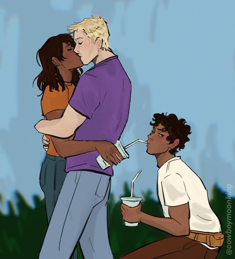 Jason And Leo, The Lost Trio, Piper And Jason, Pjo Fan Art, Hoo Fanart, The Lost Hero, Pjo Fanart, Piper Mclean, Percy Jackson Cast