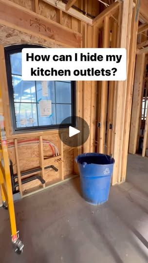 Under Cabinet Outlets, Southwest House Plans, Kitchen Outlets, Building Details, Build Home, Kitchen Pantry Design, Pantry Design, New Home Construction, Kitchen Redo