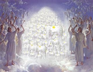 CHRIST ANGELS ASCENDING – GOD'S HOTSPOT Heaven Pictures, Why Jesus, Jesus Is Coming, Angels Among Us, Hand Pictures, Worship God, Biblical Art, Angels In Heaven, Guardian Angels