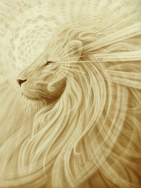 Lion spirit set · A. Andrew Gonzalez Art Shop · Online Store Powered by Storenvy Tier Tattoo, Poster Club, Glicee Prints, White Lion, Spirited Art, Lion Art, Visionary Art, Arte Animal, Arte Fantasy