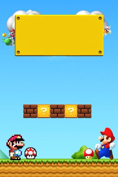 Super Mario Lock-Screen Wallpaper | iPhone 4s #Iphone4s Super Mario Bros Wallpaper Iphone, Iphone Wallpaper With Time Frame, Super Mario Background, Mario Background, Super Mario Wallpaper, Wallpaper Iphone 4s, Iphone 4s Wallpaper, Mario Wallpaper, Cool Lock Screens