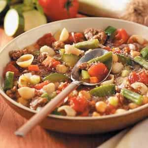 Italian Vegetable Soup, Soup With Sausage, Italian Sausage Recipes, Italian Vegetables, Minestrone Soup, How To Cook Sausage, Minestrone, Sausage Recipes, Taste Of Home