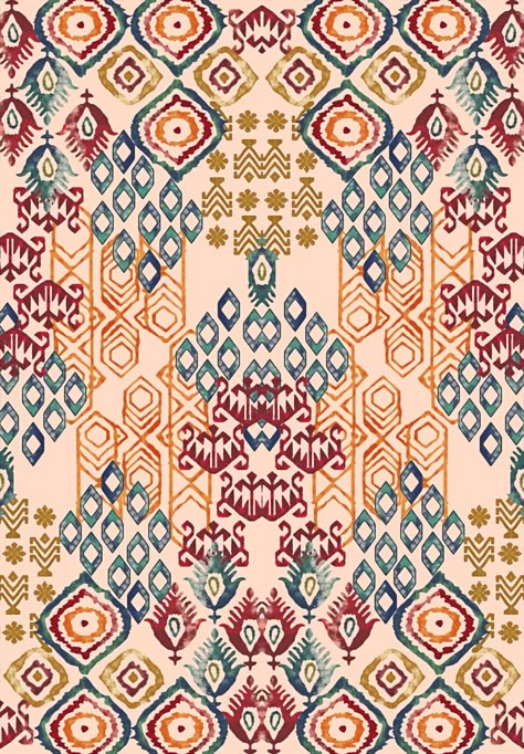 Etnic Pattern, Ethnic Print Pattern, Flower Pattern Design Prints, Ikat Art, Paisley Border, Ethnic Pattern Design, Sari Design, Ajrakh Prints, Print Design Art