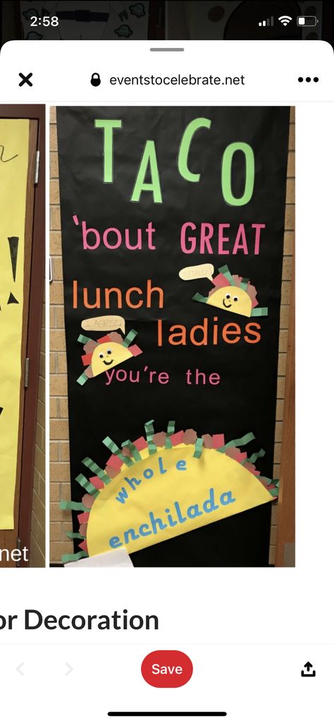 School Lunch Room Decorations, Cafeteria Appreciation Ideas, Cafeteria Bulletin Board Ideas, Team Bulletin Board, Teacher Luncheon Ideas, Cafeteria Decorations, School Cafeteria Decorations, Cafeteria Bulletin Boards, Staff Kitchen