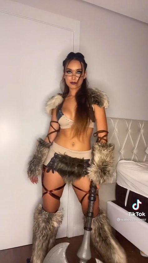 Viking Rave Outfit, Black And Blue Rave Outfit, Hot Viking Woman, Vikings Women Costume, Viking Costume Female Diy Simple Ideas, Viking Dance Costume, Viking Womens Costume, Viking Costume Ideas Women, Diy Barbarian Costume Women