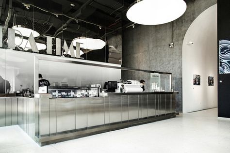 © Zijun Lin Tea Store Design, Laboratory Design, Cafe Concept, 카페 인테리어 디자인, Counter Design, Interior Work, Coffee Shop Design, Cafe Interior Design, Cafe Shop