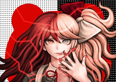 Danganronpa Junko, Spike Chunsoft, Junko Enoshima, Danganronpa 1, Novel Games, Trigger Happy Havoc, Bunny Outfit, Trigger Happy, Nagito Komaeda