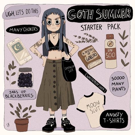 Libby Frame, 동화 삽화, Summer Goth, Dibujos Cute, Pop Surrealism, Libya, Cute Art Styles, 영감을 주는 캐릭터, Starter Pack