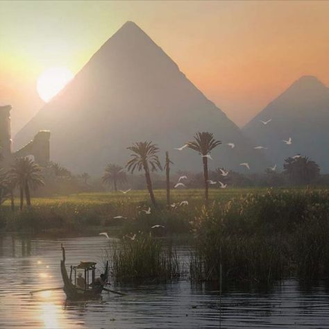 Egypt Aesthetic Modern, Ancient Egypt Landscape, Good Grades Aesthetic, Egypt Landscape, Grades Aesthetic, Vision Board Ideas Examples, Ancient Egypt Aesthetic, Ancient Aesthetic, Egyptian Aesthetic