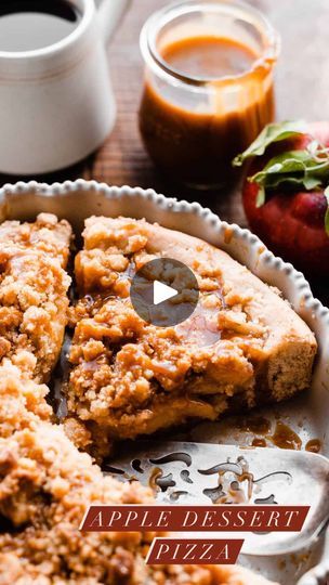 21K views · 2.9K reactions | Dessert pizza >>> regular pizza! Pillowy cinnamon dough, a generous layer of caramelized apples, brown sugar streusel, & a drizzle of maple glaze seal the deal 🥹🍎 Google “blue bowl apple pizza“ or tap the link in my profile @bluebowlrecipes for the recipe — https://bluebowlrecipes.com/caramel-apple-dessert-pizza-with-cinnamon-streusel/ #appleseason #dessertrecipe #reelsoftheday #caramelapple #saltedcaramel #pizzalove | Stephanie Simmons | The Trick or Treaters Group · Thriller Caramel Apple Dessert, Stephanie Simmons, Apple Dessert Pizza, Spiced Apple Pie, Cinnamon Dough, Caramel Apple Desserts, Apple Pizza, Christmas Cookie Bars, Caramelized Apples