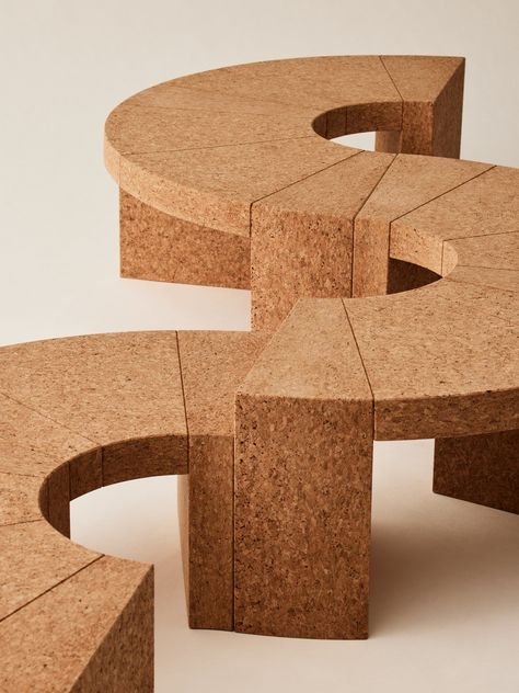 Egg Collective | Kerman Coffee Table Cork Furniture, Urban Spaces Design, Egg Collective, Contemporary Furniture Design, Lounge Design, Urban Spaces, Chocolate Factory, Office Inspiration, Fun Decor