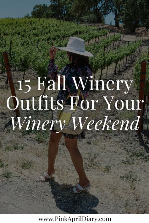 Step into the fall fashion season in style with my latest chic fall style blog post featuring 15 fall winery outfits for your girls winery weekend! From a jeans and flowy top outfit to fall long skirt outfit ideas, I’ve curated a selection of winery outfit ideas that blend comfort and elegance. Click the link to read more today! Wine And Cheese Outfit Ideas, Fall Wine Country Outfit, Fall Wineries Outfit, What To Wear To Winery Fall, What To Wear To A Vineyard Fall, Napa Outfit Fall Wine Country, Winery Fall Outfit What To Wear, Wine Tour Outfit Spring, Cute Winery Outfits Fall