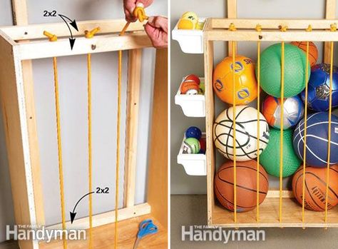 11 Hassle Free Kids Toy Storage Ideas: #11 Outdoor toy storage Shed Toy Storage Ideas, Toy Shed Organization, Diy Toy Shed Outdoor, Outdoor Sports Ball Storage, Toy Storage Furniture, Outdoor Toy Storage, Sports Equipment Storage, Ikea Toy Storage, Baby Toy Storage