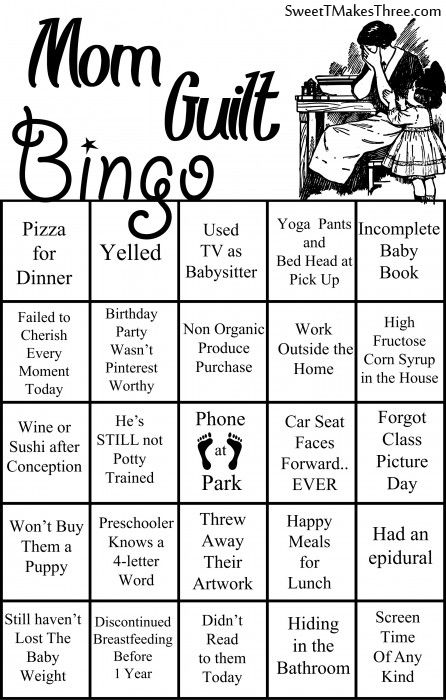 Feeling some mom guilt today? Of course you are! Let’s make a game of it. Mom Guilt Bingo is perfect for Mom’s night out, where you’re already feeling guilty for enjoying the break you are taking from the kids. Everyone gets a free space for looking at their phone at the park. If you have not used your phone at … Baby Dinner, Moms' Night Out, Moms Night, Mom Party, Bad Moms, Yoga Mom, Mom Guilt, Sweet T, Mentally Strong