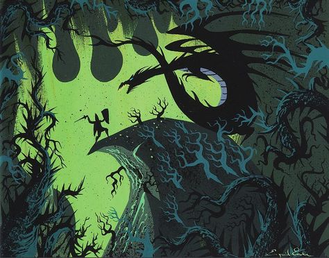 Sleeping Beauty Art, Eyvind Earle, Sleeping Beauty 1959, Arte Grunge, Disney Concept Art, Disney Sleeping Beauty, Arte Disney, Visual Development, Animation Background