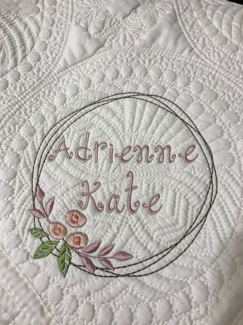 Machine Embroidery Gifts, Embroidered Baby Blanket, Monogrammed Baby Quilt, Heirloom Baby Blankets, Personalized Baby Quilt, Monogram Quilt, Baby Blanket Personalized, Embroidered Blanket, Quilted Baby Blanket