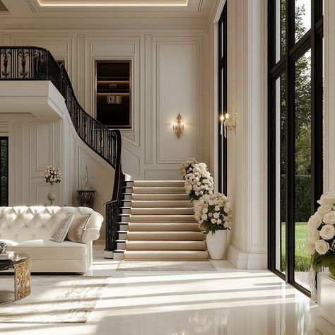 Dream Life House, Mansion Interior, Dream House Rooms, Luxury Homes Interior, Elegant Living Room, Luxury Homes Dream Houses, Elegant Living, Dream House Interior, Design Your Dream House