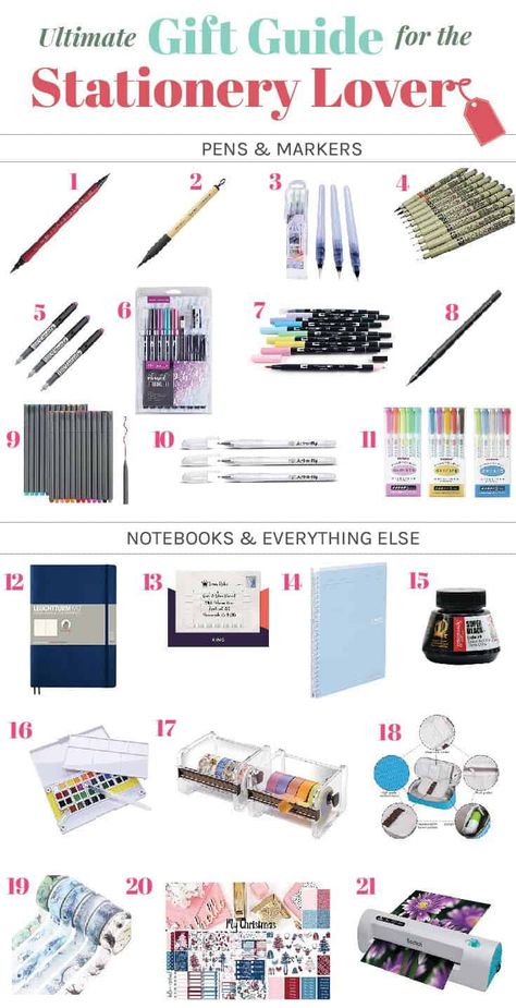 Stationery Items List, Stationary Gifts Ideas, Gifts For Stationary Lovers, Stationary Gift Set, Stationary Items List, Stationary To Buy, Studying Materials, Stationary List, Stationary Gift Ideas