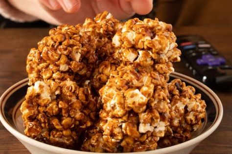 [EASY] Molasses Popcorn Balls - Crosby's Molasses Popcorn Balls With Steen Syrup, Sorghum Popcorn Balls, Popcorn Balls Made With Molasses, Molasses Popcorn Balls Recipe, Popcorn Balls With Molasses, Flavored Popcorn Balls, Old Fashioned Popcorn Balls, Molasses Popcorn Balls, Molasses Popcorn