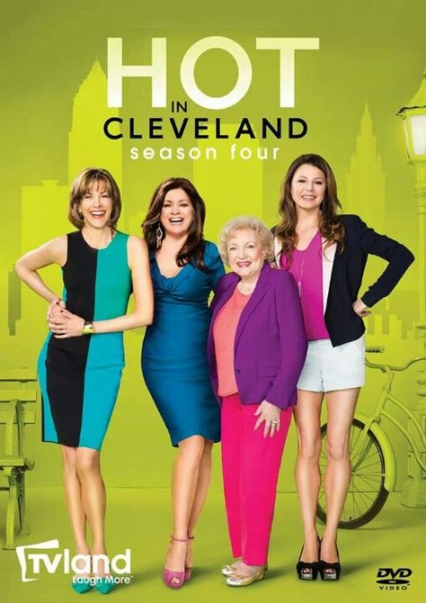 Hot In Cleveland Hot In Cleveland, Wendie Malick, Jane Leeves, Valerie Bertinelli, Funny Shows, Tv Land, Betty White, Comedy Central, Dvd Blu Ray