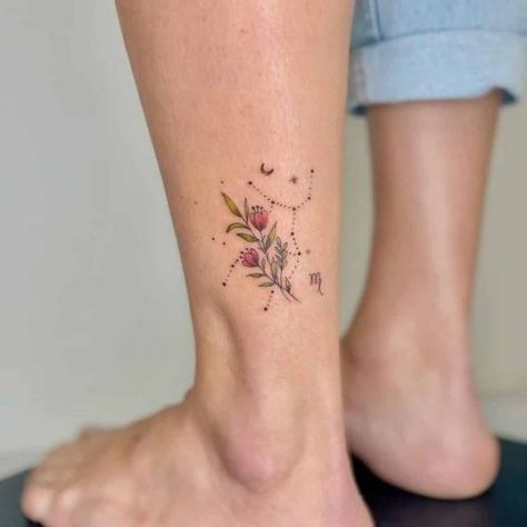 Virgo Flower, Virgo Goddess, Virgo Symbol, Virgo Tattoo Designs, Mohawk Hairstyles Men, Virgo Tattoo, Virgo Women, Intricate Tattoo, Gorgeous Tattoos