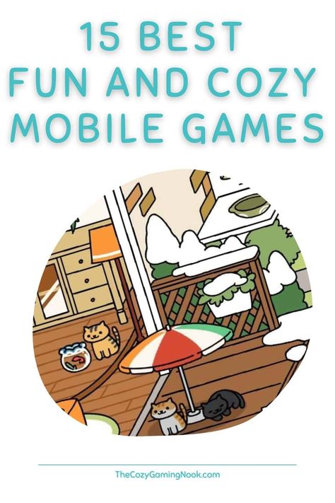 Discover the 15 best fun and cozy mobile games that are perfect for unwinding. From charming puzzles to relaxing simulations, these games offer delightful experiences right at your fingertips! Fun Games For Your Phone, Cozy Apple Arcade Games, Fun Games Iphone, Cozy Ios Games, Cozy Games For Iphone, Cute Games To Download On Your Phone, Cozy Phone Games, Cozy Ipad Games, Cozy Iphone Games