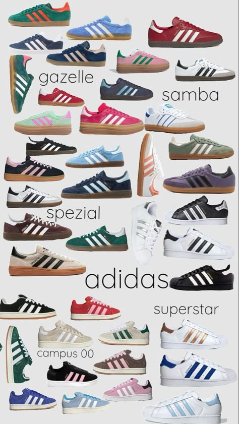 Adidas Shoes Aesthetic, Shoe List, Samba Shoes, Campus Style, Trendy Shoes Sneakers, Preppy Shoes, Pretty Shoes Sneakers, Shoes Outfit Fashion, Shoe Wishlist