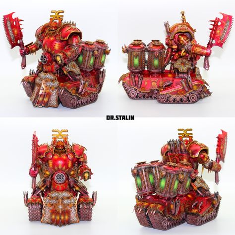 Khorne Lord of Skulls Chaos Legion, Chaos 40k, Miniature Painting, Warhammer 40k, Samurai Gear, Miniatures, Sculpture