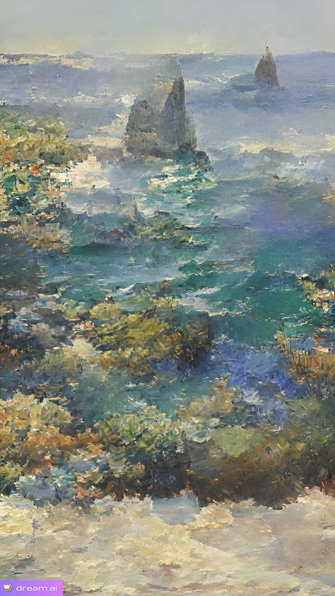 Dreamy ocean wallpaper ocean plants painting oil pastel Oil Pastel Art Wallpaper, Oil Pastel Wallpaper, Monet Inspired Art, Romanticism Paintings, Plants Painting, Painting Oil Pastel, Ocean Stuff, Ocean Plants, Monet Inspired