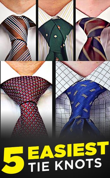 Check out this 5 beginner tie knots that you need to know this 2020! Tie Tying Men Necktie Knots, Tie Knots Men Fancy, Types Of Tie Knots, Different Tie Knots, Mens Ties Fashion, Simple Tie Knot, Tie Tying, Ties Knots, Cool Tie Knots