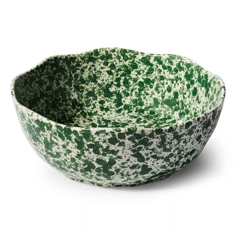 Unique Serving Dishes, Large Serving Bowl, Fun Ceramic Bowls, Pottery Nesting Bowls, Pottery Serving Platters, Gift Shop Ideas, Ceramic Serveware, Cute Table Decor, Pottery Salad Bowl