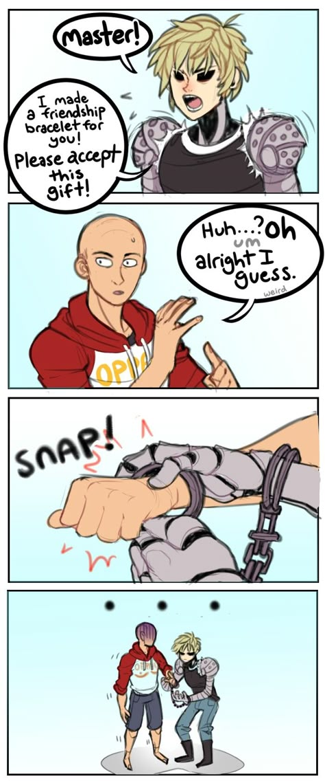 One Punch Man || Saitama, Genos, the sad thing is that this is basically how it is || #onepunchman #saitama #genos Genos Saitama, Genos X Saitama, One Punch Man 3, Caped Baldy, One Punch Man Funny, Saitama One Punch, Saitama One Punch Man, Comics Anime, One Punch Man Manga