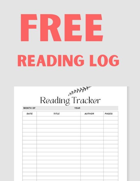 FREE Reading Tracker Reading Tracker Printable, Reading Tools, Mini Habits, Must Read Novels, Highly Effective People, Reading Logs, Reading Tracker, Important Quotes, Reading Log