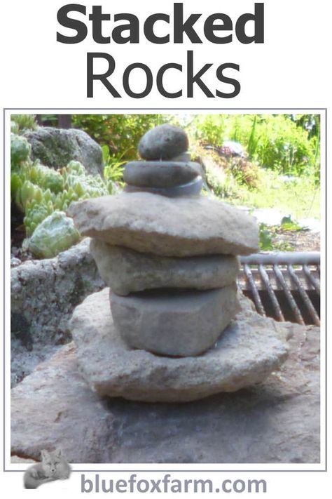 Rock Tower, Stacked Rocks, Mailbox Stand, Stacking Stones, Stone Garden Paths, Stones For Garden, Use Your Imagination, Upcycle Garden, Garden Junk