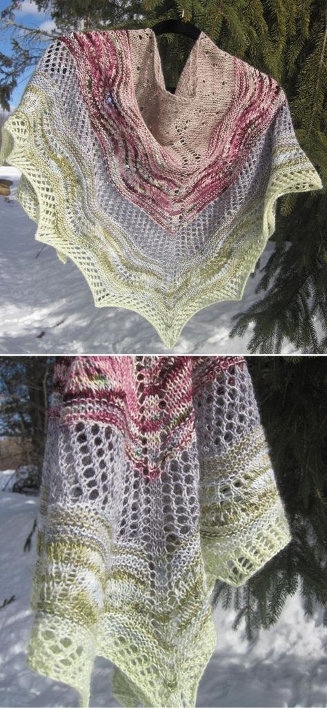 Free Knitting Shawl Patterns For Women, Knit Lace Shawl Pattern Free, Knit Shawl Pattern Free, Knit Shawls And Wraps Patterns Free, Knitted Shawls Free Patterns Easy, Knitted Shawl Patterns, Lace Shawl Knitting Patterns, One Skein Shawl, Knitted Lace Shawl