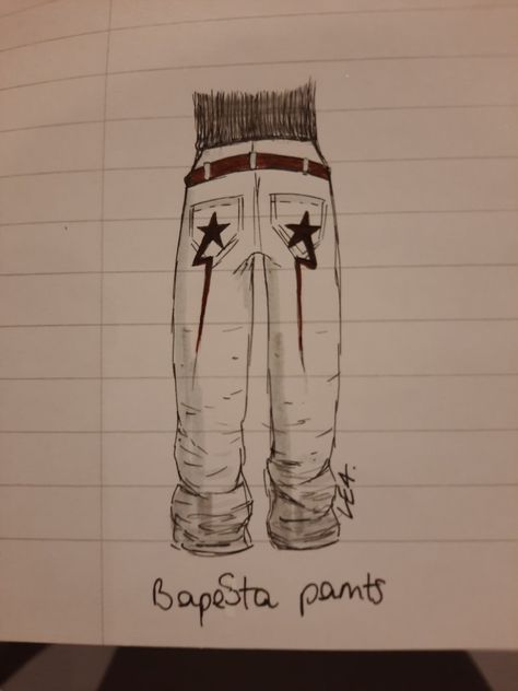 Pants Drawing Ideas, Creative Pants, Graffiti Pants, Art Pants, Graffiti Drawings, Easy Graffiti, Easy Graffiti Drawings, Pants Drawing, Weird Drawings