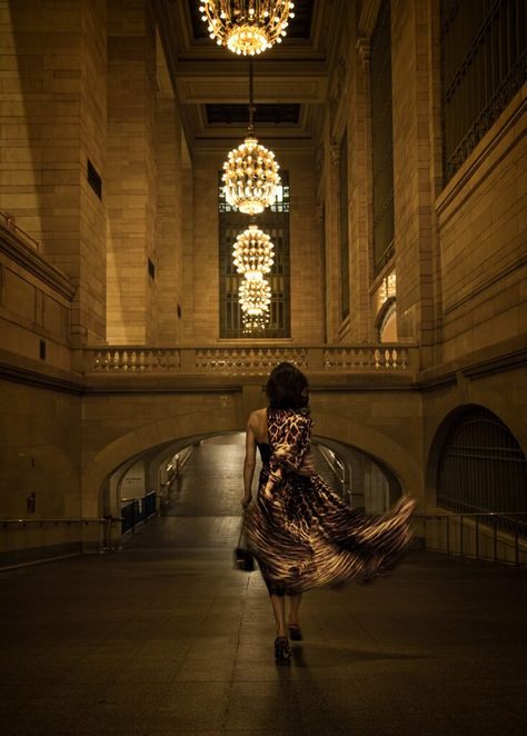 Adda Zmora in New York Night Glamour Luxe Fashion — Anne of Carversville Romantic Editorial, Rich Vibes, In The Pale Moonlight, Boujee Aesthetic, New York Night, Grand Central Terminal, Nyc Aesthetic, Nyc Life, New York Life