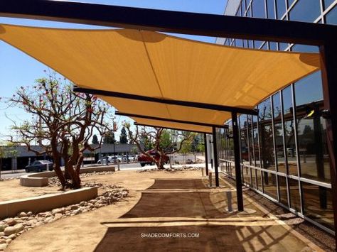 Seating Design Outdoor, Public Seating Design Outdoor, Public Seating Design, Pergola Garage Door, Pool Shade, Sail Canopies, Seating Design, Backyard Shade, Pergola Swing