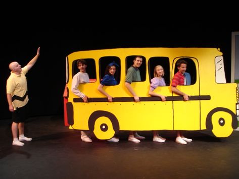 RV stage prop idea Cardboard Bus, Prop Idea, Car Costume, Easy Math Activities, Theatre Backdrops, Cardboard Car, Ocean Birthday Party, Play Props, Theatre Props