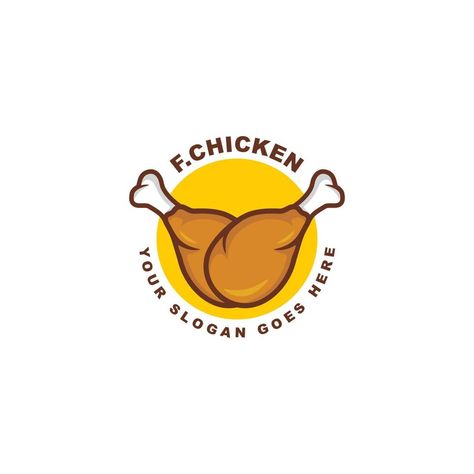 Fried Chicken Logo Design, Chicken Logo Design, Chicken Icon, Chicken Logo, Logo Banners, Cityscape Photos, Nature Backgrounds, Heart With Arrow, Background Banner