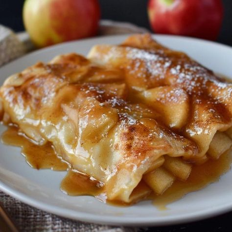 Apple Pie Nachos Recipe, Apple Enchiladas With Fresh Apples, Apple Enchilada Dessert, Apple Pie Enchiladas Recipe, Apple Pie Nachos, Enchilada Dessert, Apple Enchiladas, Apple Pie Enchiladas, Easy Quick Recipes