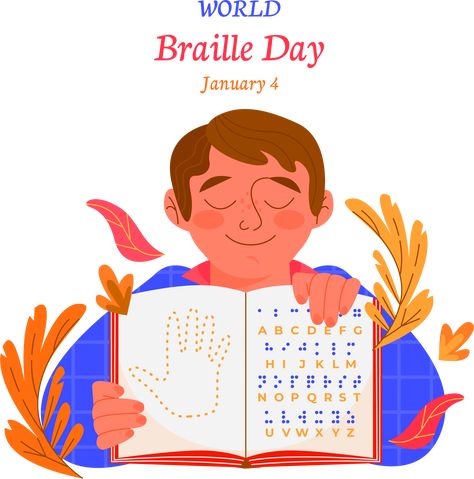 Read Illustration, World Braille Day, Clipart Images, Blinds, Character Design, Clip Art, Coding, Reading, Quick Saves