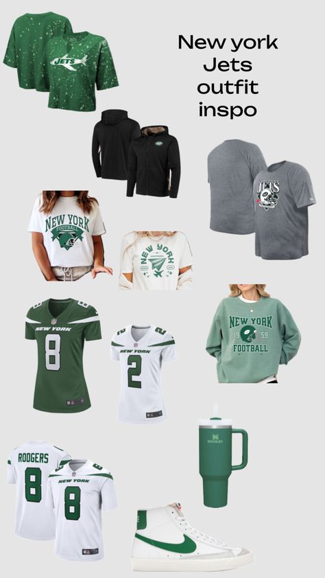 Jets Game Outfit Women, Game Outfit, Outfit Women, Gaming Clothes, New York Jets, Football, Outfit Inspo, Clothes For Women, American Football