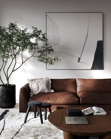 Living room concept :: Behance Masculine Interior Design, Minimalist Living Room Apartment, Masculine Living Rooms, Dark Interior Design, Japandi Living Room, Masculine Interior, Room Concept, Condo Interior Design, Japandi Living