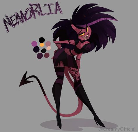 Succubus Design, Boss Drawing, Zoophobia Comic, Sketches Ideas, Female Demons, Boss Wallpaper, Monster Hotel, Art Tools Drawing, Oc Ideas