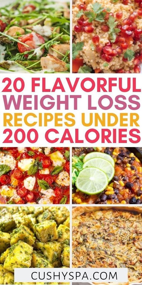 If you are following a low calorie diet to help with weight loss you need to try these delicious under 200 calorie meals. You can take your healthy meal plan to a whole new level with these low calorie meal ideas. #LowCalorie #WeightLoss Recipes Under 200 Calories, Meals Under 200 Calories, Low Calorie Lunches, 200 Calorie, 200 Calorie Meals, 100 Calorie, Healthy Low Calorie Meals, Low Calorie Dinners, Calorie Meal Plan