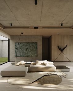 KZ HOUSE INTERIOR on Behance Living Room Behance, Couch Inspiration, Organic Couch, Large Wall Art Living Room, Reception Desk Design, Living Area Design, Design Basics, Decor Home Living Room, Floor Design